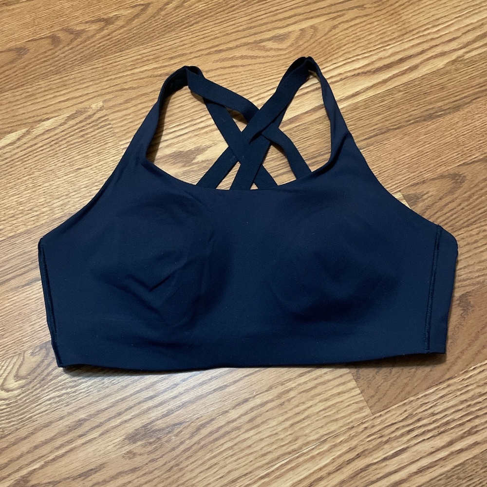 Lululemon Energy High Support Navy Bra